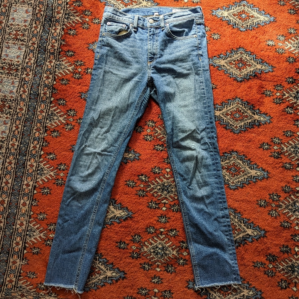 Rag & Bone High Rise Skinny Jeans